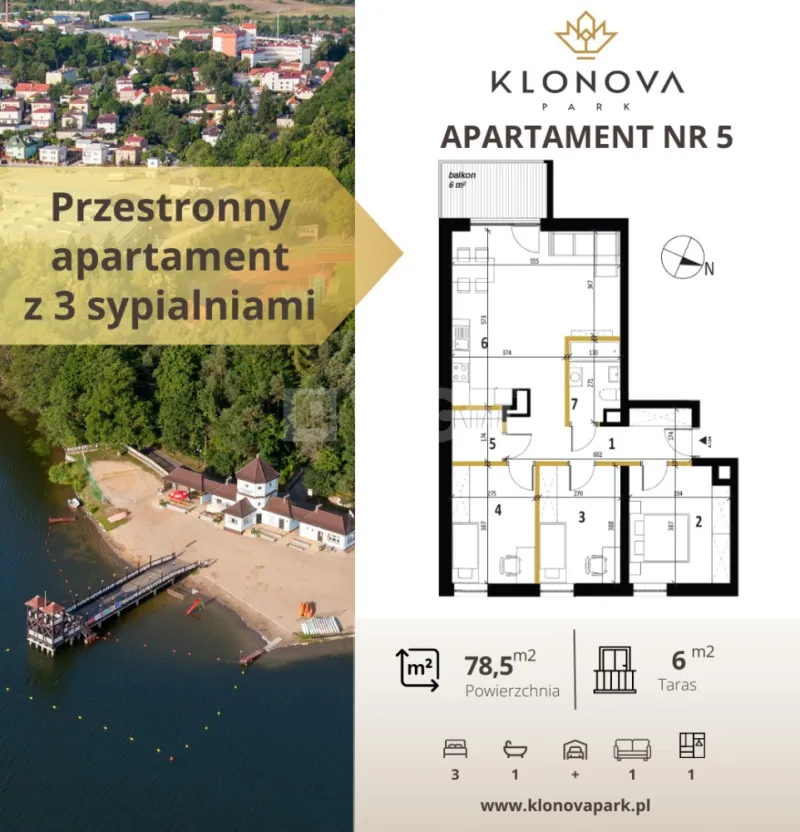 Mieszkanie na  wynajem Olecko - DO WYNAJĘCIA | Komfortowy Apartament | 4 pokoje | 78,5 m2